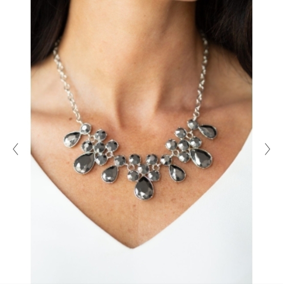 paparazzi Accessories - Debutante Drama Silver Necklace